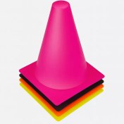 تصویر مانع تمرینی مخروطی ۱۸ سانتی متری 