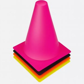 تصویر مانع تمرینی مخروطی ۱۸ سانتی متری 