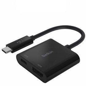 تصویر هاب USB-C به HDMI بلکین Charge Adapter 