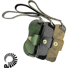 تصویر کیف عینک چرم کله غازی 