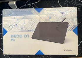 تصویر قلم نوری XP-Pen Deco 01 V2 در حد نو 