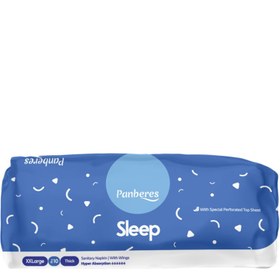 تصویر نوار بهداشتی بالدار خیلی خیلی بزرگ مشبک پنبه ریز مدل Sleep بسته 10 عددی Panberes Sleep Very Very Large Mesh Winged Sanitary Napkin 10Pcs