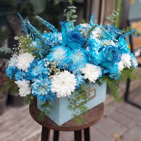 تصویر باکس گل ابی 