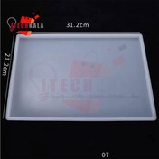 تصویر قالب سیلیکونی سینی مستطیل ساده سایز ۳۵ در ۲۰ سانت 