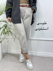 تصویر شلوار مام فوتر زنانه | کالکشن پاییزه ۱۴۰۴ پرسو استایل | دو سایز و باکیفیت - سایز Women's Fleece Mom Pants | Fall 2025 Collection | Two Sizes & High Quality