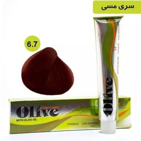 تصویر رنگ مو اُلیو سری مسی COPPER - قهوه ای مسی روشن 5/7 