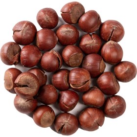 تصویر فندق با پوست 