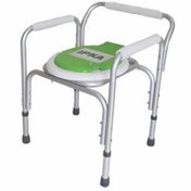 تصویر صندلی توالت فرنگی آلومینیومی با قابلیت تنظیم ارتفاع 