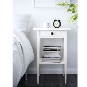 تصویر میز پاتختی ایکیا مدل HEMNES 