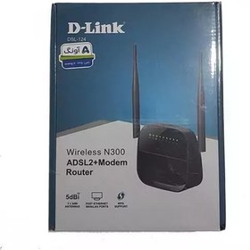 تصویر مودم روتر دی لینک مدل +DSL-124 N300 ADSL 