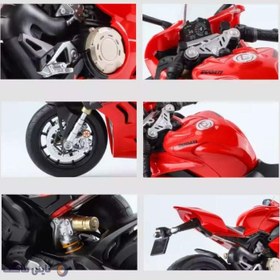 تصویر ماکت موتور دوکاتی پانیگال (Ducati Panigale V4) مقیاس 1:9 