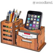 تصویر جا مدادی، جا کارتی، استند کارت ویزیت و پایه نگهدارنده موبایل مدل 1027 