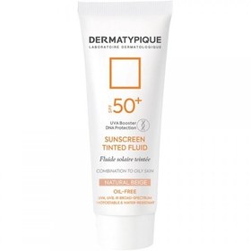 تصویر کرم ضد آفتاب SPF50 پوست چرب درماتیپیک – بژ طبیعی 