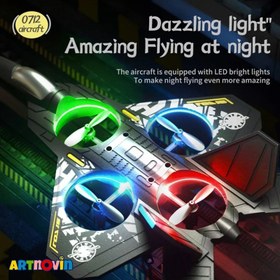 تصویر هواپیما کنترلی شارژی مدل L0712 (اگهی) 