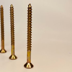 تصویر پیچ چوب 4 در 14 آهنی ضخیم vip الوان چهار سو 4x14 wood screws