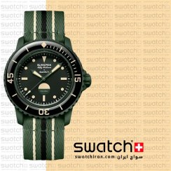 تصویر ساعت مچی سواچ مدل SO35G100 با بند برزنتی 