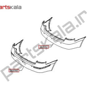 تصویر سپر عقب هیوندای سوناتا NF 