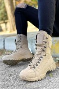 تصویر چکمه مردانه BIG KING مدل Desert Boot چرم مصنوعی رنگ بژ 