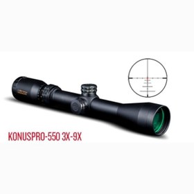 تصویر دوربین تفنگ کونوس پرو Pro 3-9X40 550 