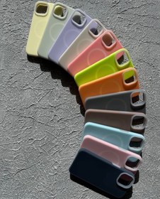 تصویر قاب سیلیکونی پاستیلی - صورتی / ایفون 13 پرو 