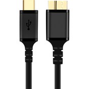 تصویر کابل تبدیل USB-C به Micro B مدل KPC 2009 کی نت پلاس USB-C to Micro B conversion cable model KPC 2009 Knet Plus