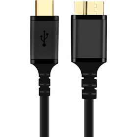 تصویر کابل تبدیل USB-C به Micro B مدل KPC 2009 کی نت پلاس USB-C to Micro B conversion cable model KPC 2009 Knet Plus