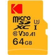 تصویر مموری میکرو اس دی کداک مدل U3 A1 UL V30 ظرفیت 64GB 