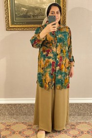 تصویر مانتو نخی دیبا 