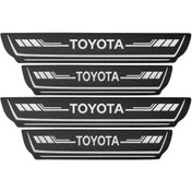 تصویر پارکابی خودرو آداک طرح چرم کد TOYOTA01 مناسب برای تویوتا مجموعه4 عددی 