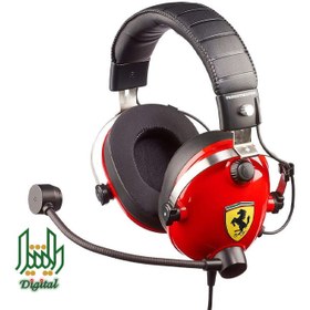 تصویر هدست مخصوص بازی تراستمستر مدل T.Racing Scuderia Ferrari Edition 