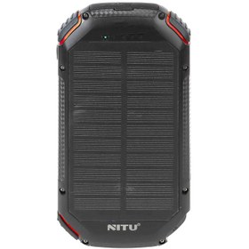 تصویر پاور بانک بی سیم خورشیدی فست شارژ 20000 نیتو Nitu NPB02 QC PD 15W Nitu NPB02 QC PD 15W 20000mAh Wireless Power Bank