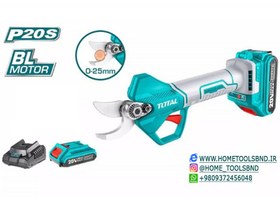 تصویر قیچی باغبانی شارژی توتال 20V TOTAL Li-ION GAUGE STRAIGHT SHEAR 20V