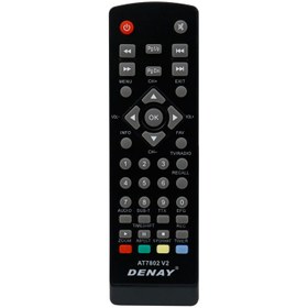 تصویر ریموت کنترل گیرنده دیجیتال دنای مدل AT7802 V2 