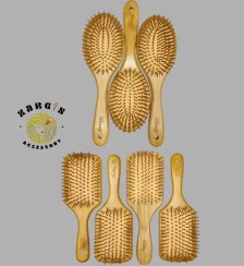 تصویر برس چوبی بامبو مدل bars chubi bambo madel