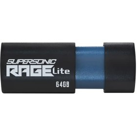 تصویر فلش مموری پتریوت مدل Patriot RAGE LITE 64GB USB 3.2 FLASH DRIVE ظرفیت 64 گیگابایت مشکی فلش مموری 64GB مشکی پتریوت فلش مموری پتریوت مدل Patriot RAGE LITE 64GB USB 3.2 FLASH DRIVE ظرفیت 64 گیگابایت