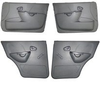 تصویر رودری ( تودری ) خودرو پراید کامل 131 برند روزبه مجموعه 4 عددی مناسب تمامی انواع پراید به همراه تجهیزات نصب 