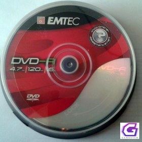 تصویر دی وی دی خام امتک مدل EMTEC DVD-R 4.7GB 16x - بسته 25 عددی 