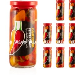 تصویر شیرینک ترشي فلفل كاليفرنيا کامبیز - 500 گرمي - 12 عددی 