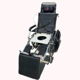 تصویر ویلچر برانکاردی حمامی 610GC-48 Bathroom stretcher wheelchair 610 GC-48