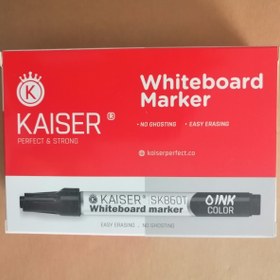 تصویر ماژیک وایتبردکایزرسرتخت مشکی Whiteboard marker black