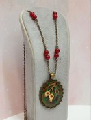 تصویر رومانتویی رزین اناری کد2 