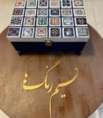 تصویر جعبه طرح کاشی 