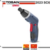 تصویر دریل پیچ گوشتی شارژی 3.6 ولت توسن مدل 2023SCX ا Tosan 2023SCX cordless screw driver Tosan 2023SCX cordless screw driver
