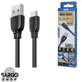 تصویر کابل تبدیل USB به microUSB ریمکس مدل RC-138M طول 1 متر 