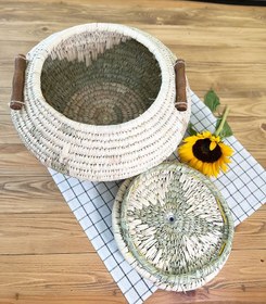 تصویر ظرف برنج حصیری 