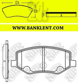 تصویر لنت ترمز جلو - جک اس ۳ اتوماتیک - J4-ESC 3500310U2230-F01 لنت-ترمز-جلو-جک-اس-۳-اتوماتیک-J4-ESC-2