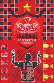 تصویر پرچم پرسپولیس دسته: