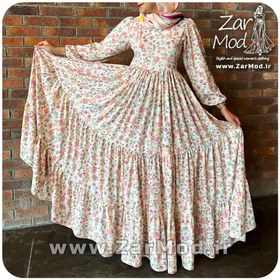 تصویر پیراهن باغ هزار گل 