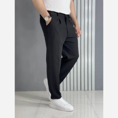 تصویر شلوار مام مازراتی مردانه مشکی با طراحی مدرن 