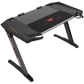 تصویر میز گیمینگ Eureka Ergonomic Z2BK-V3 E-Sports Gaming Desk RGB 